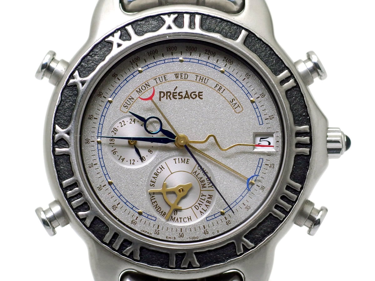 セイコー プレザージュ パーペチュアルカレンダー 6M13-7000 クオーツ
