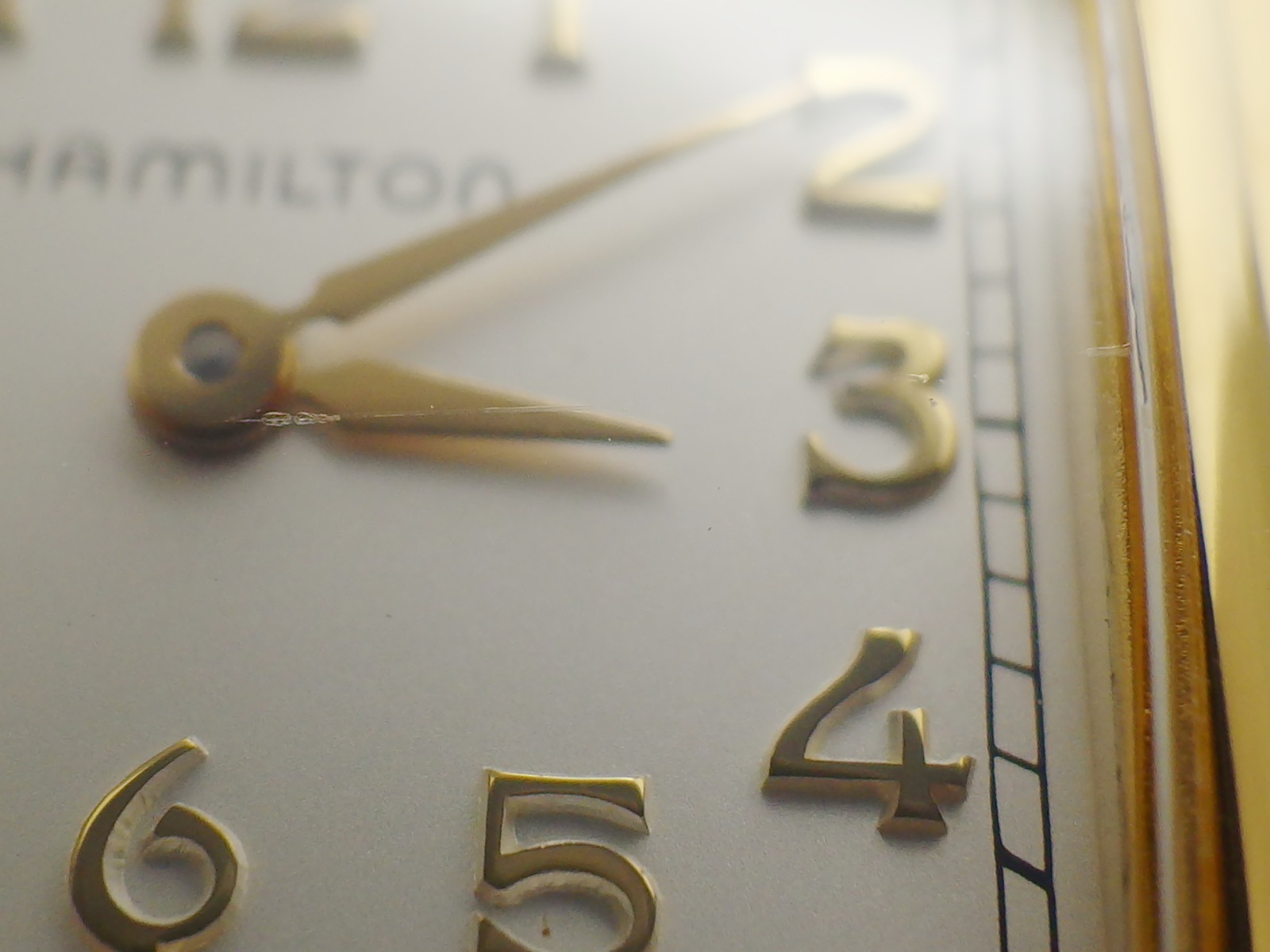 ハミルトン コントアー レジスタードエディション 6176 金メッキ