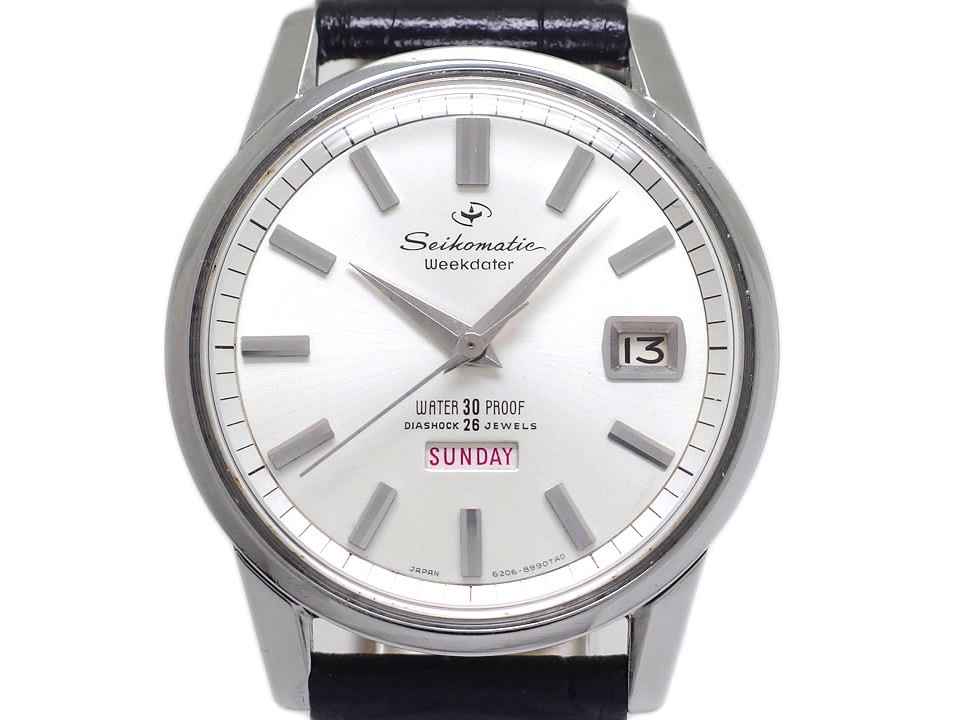 セイコー マチック ウィークデーター 6206-8990 AD文字盤 Cal.6206A 26