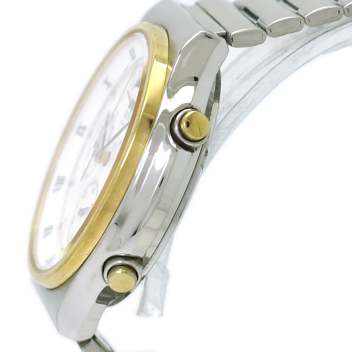 セイコー ムーンフェイズ クロノグラフ SJH010 7A48-7000 クオーツ