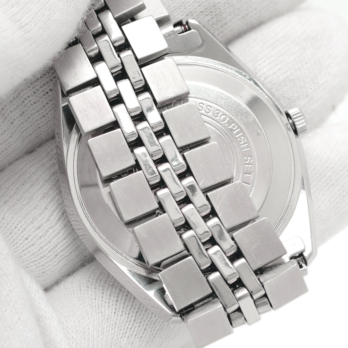 セイコー ロードマチック 5606-7000 グレー文字盤 純正ブレスレット