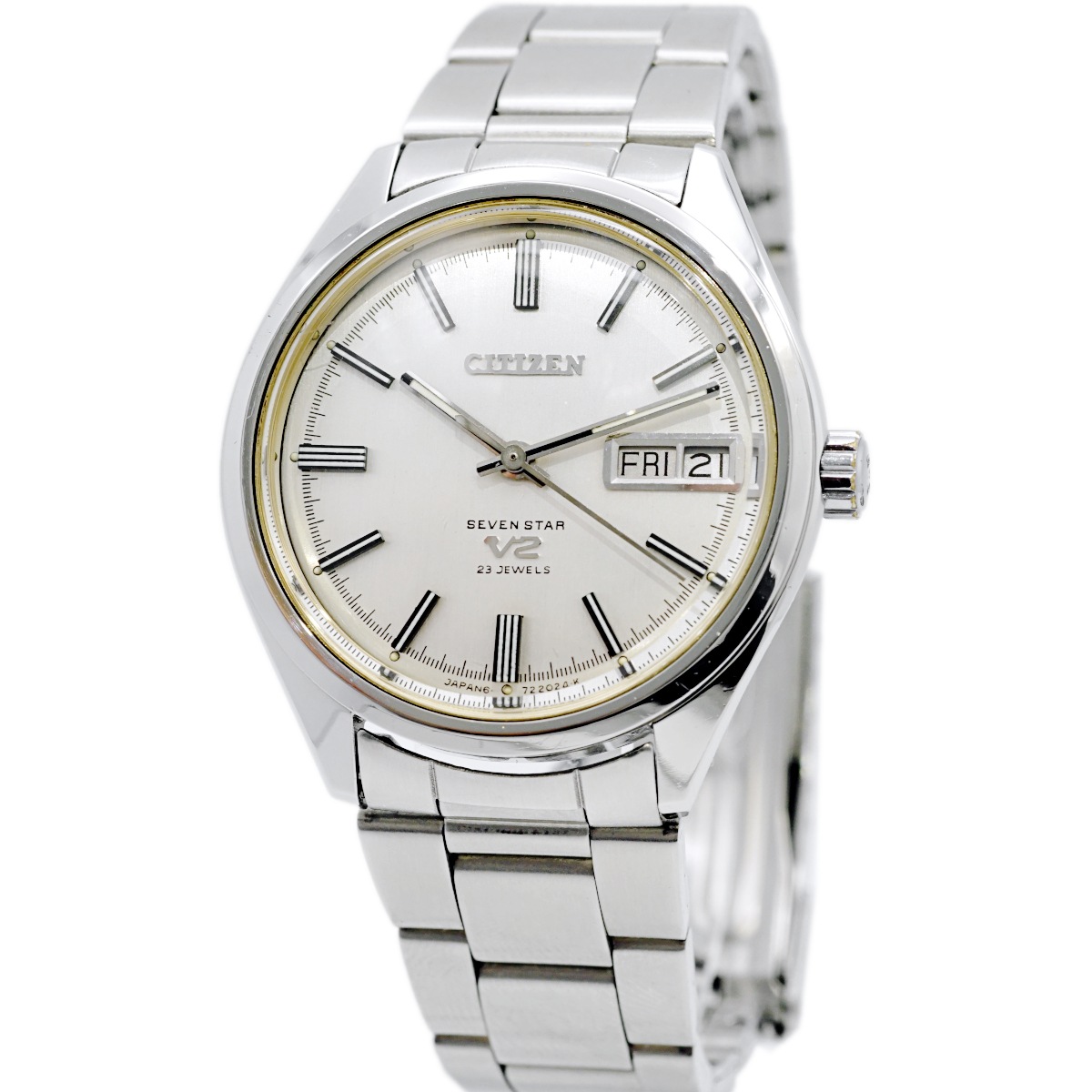 シチズン セブンスターV2 4-721128 自動巻 OH済 昭和45年/1970年製
