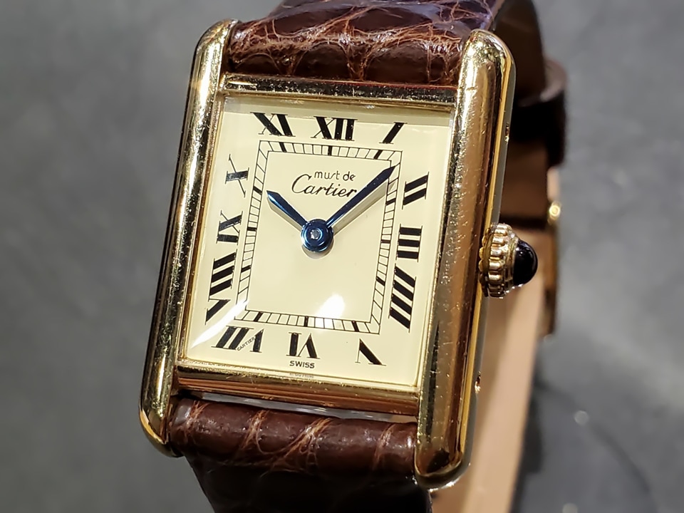 カルティエ マストタンク レディース 手巻き 国際永久保証書付き
