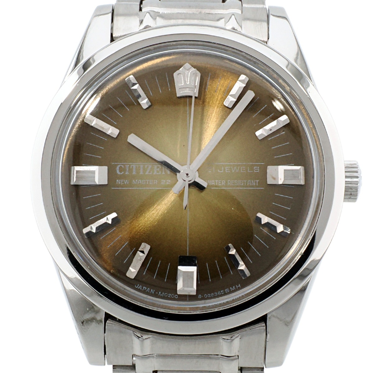 シチズン ニューマスター22 輸出仕様 63-4018 純正ブレスレット 手巻