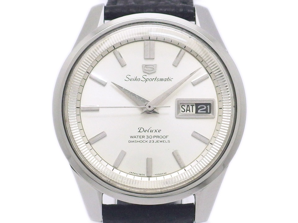 セイコー スポーツマチック ファイブ デラックス 7606-7000 自動巻 OH