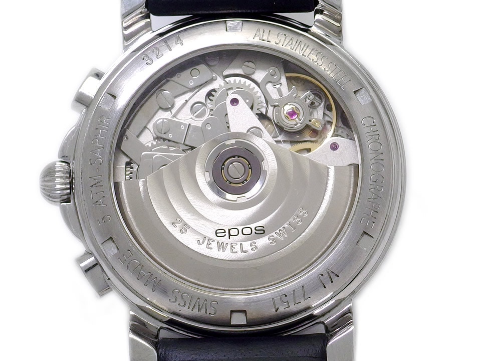エポス クロノグラフ 3214 トリプルカレンダー ムーンフェイズ
