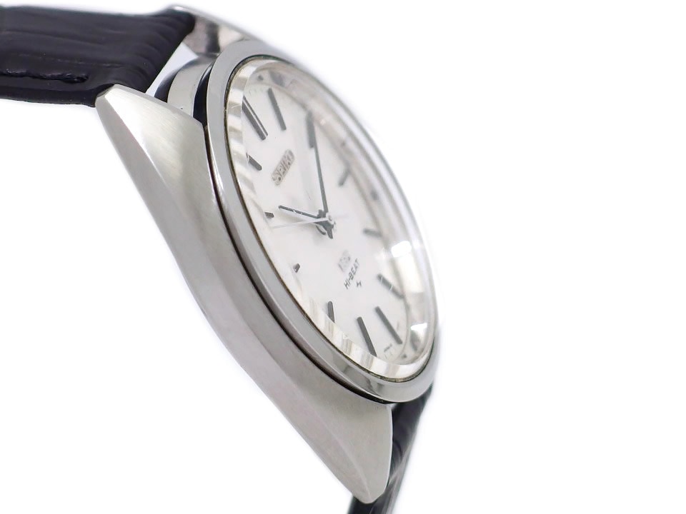 キングセイコー 45-7010 絹目文字盤 ノンデイト ハイビート 手巻 OH済