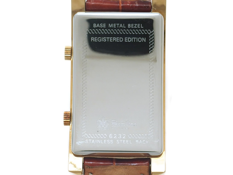 ハミルトン アメリカントラベラー デュアルタイム 6232 YGP/SS メンズ