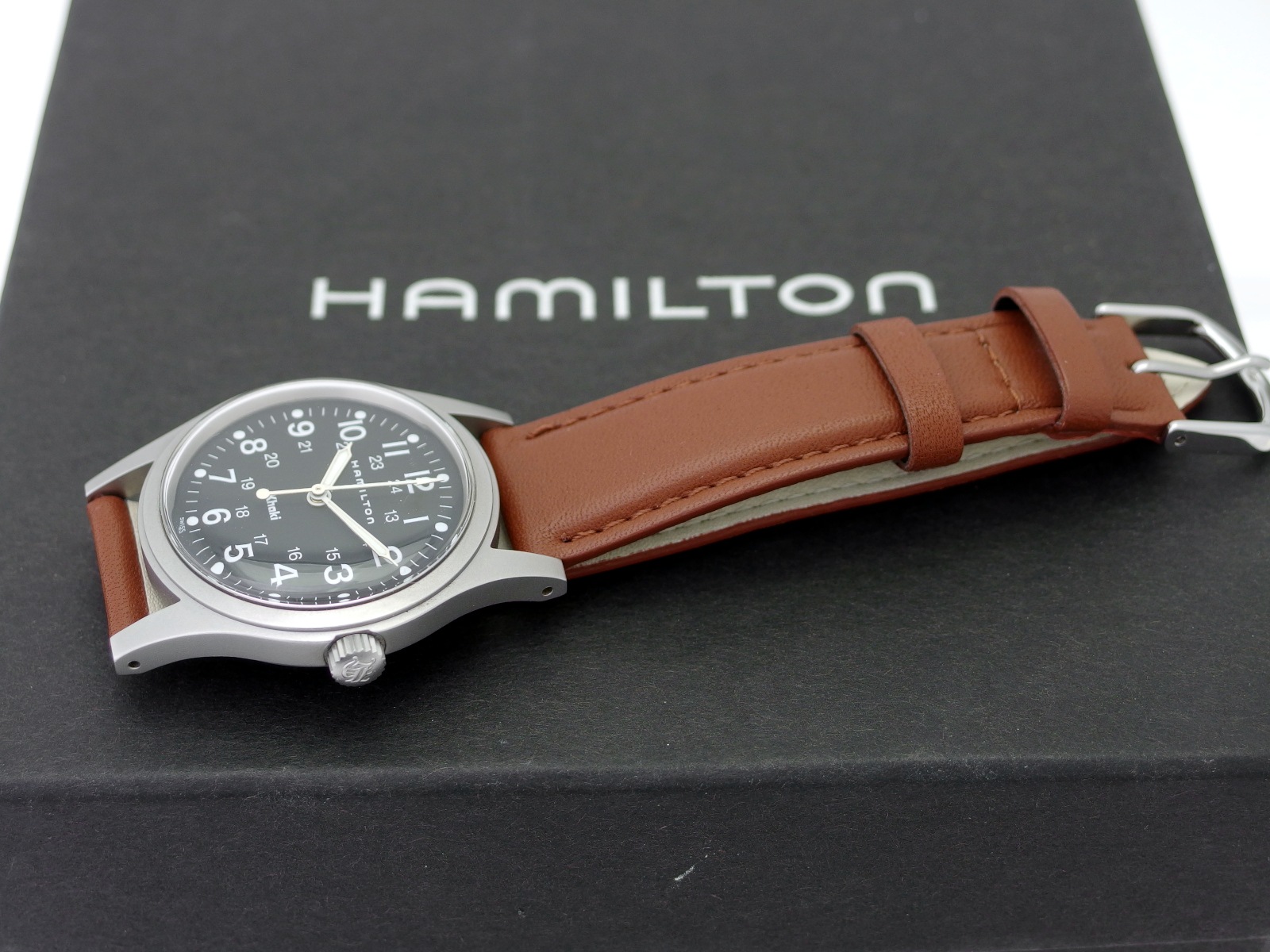 ハミルトン カーキ 9415A 33mm ブラック文字盤 Cal.2801-2 17石 手巻