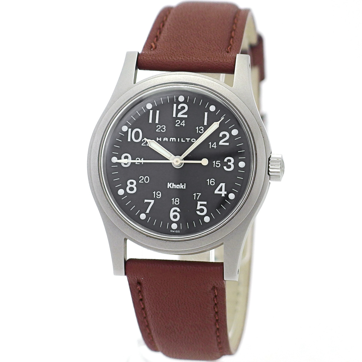 ハミルトン カーキ 9415A 33mm ブラック文字盤 Cal.2801-2 17石 手巻