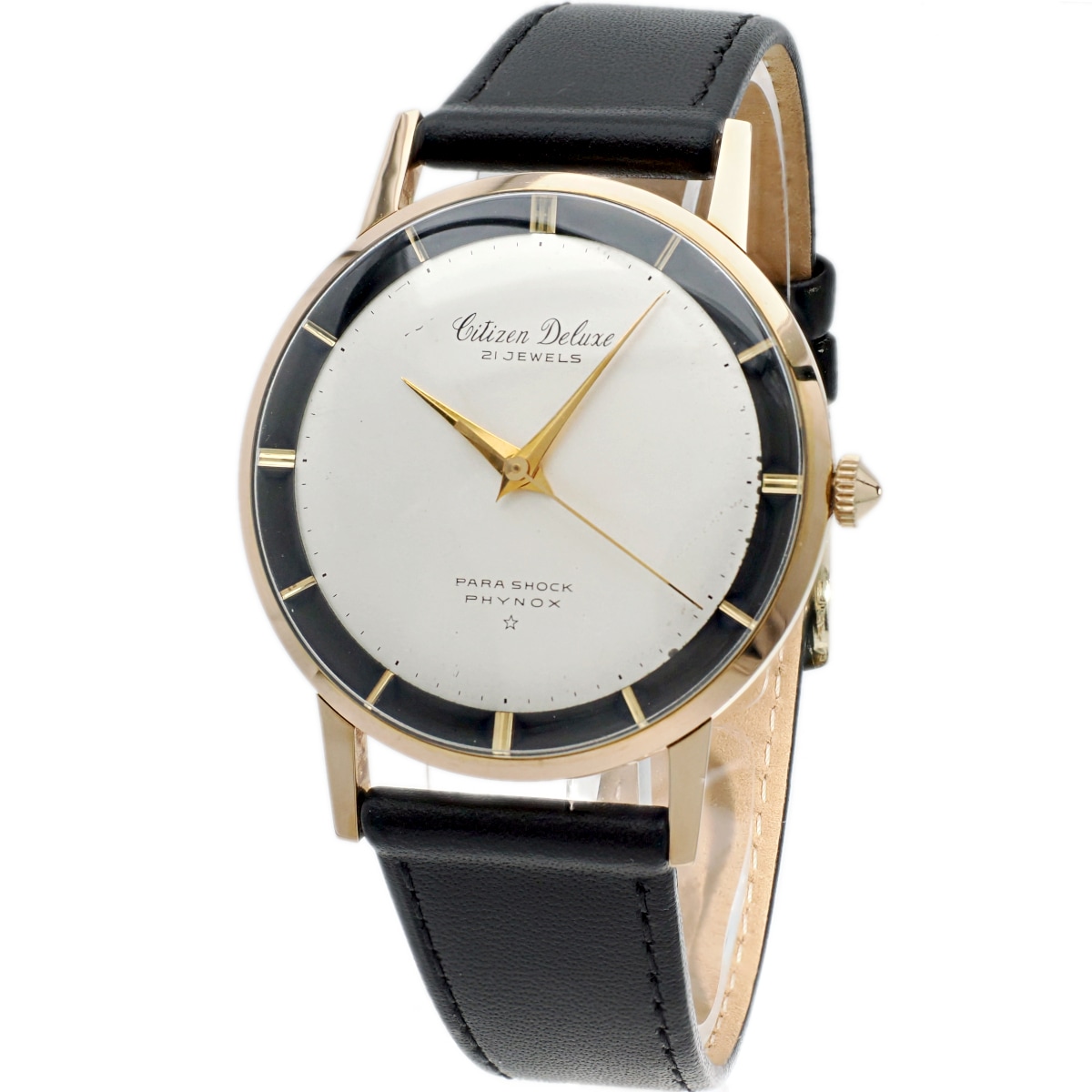 シチズン デラックス Ref.1507085 金張り 21石 手巻 OH済 1960年製 Citizen