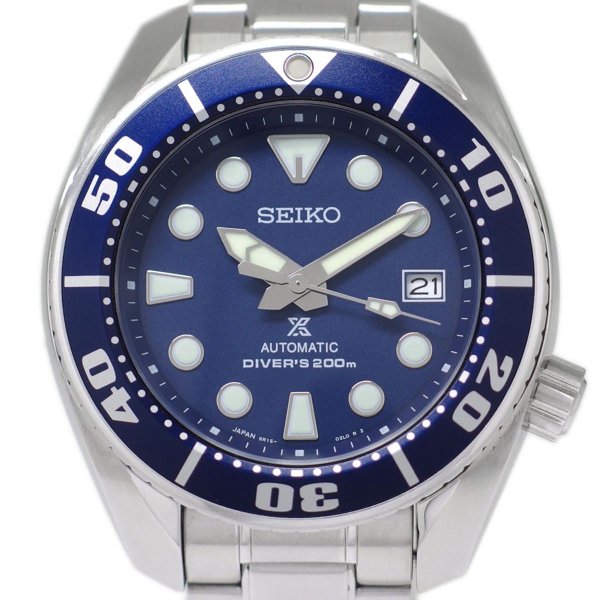 セイコー プロスペックス ダイバーズ 200m ネイビー文字盤 SBDC033