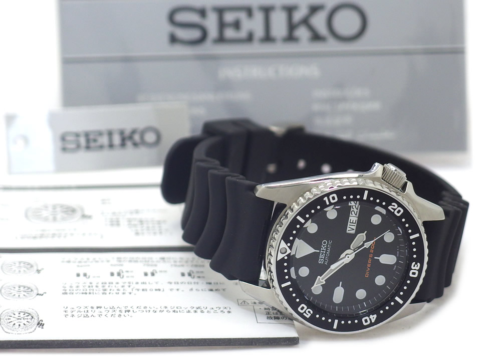 セイコー ダイバーズ 200m ミドルサイズ 38mm SKX013K1 7S26-0030 自動