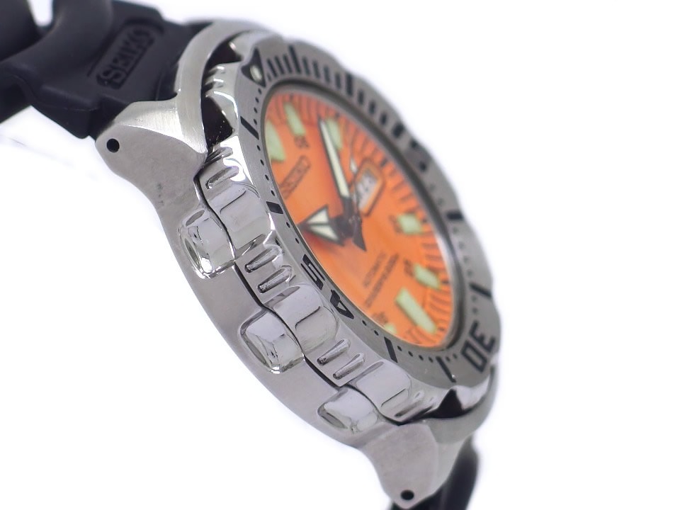 セイコー ダイバーズ 200m SKX781 7S26-0350 オレンジモンスター 逆