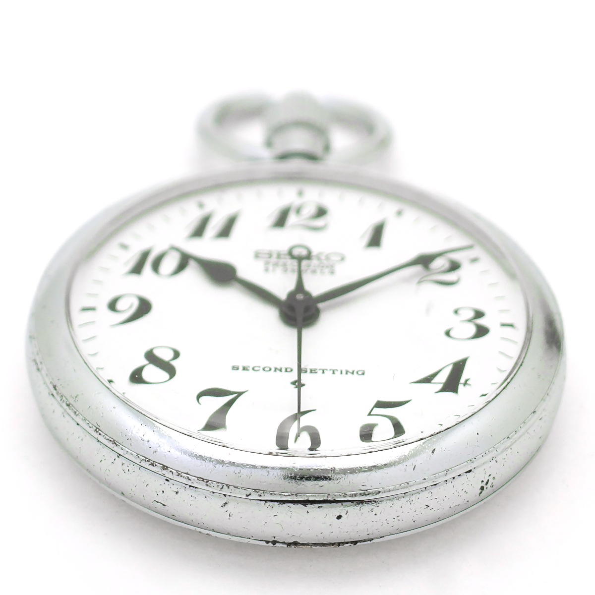 セイコー 鉄道時計 天鉄 6110-0010 懐中時計 21石 手巻 OH済 昭和