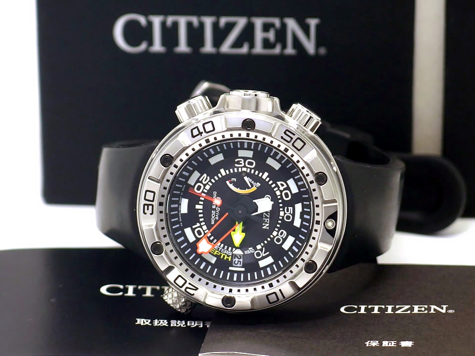 シチズン プロマスター エコドライブ アクアランド 水深計付き BN2021