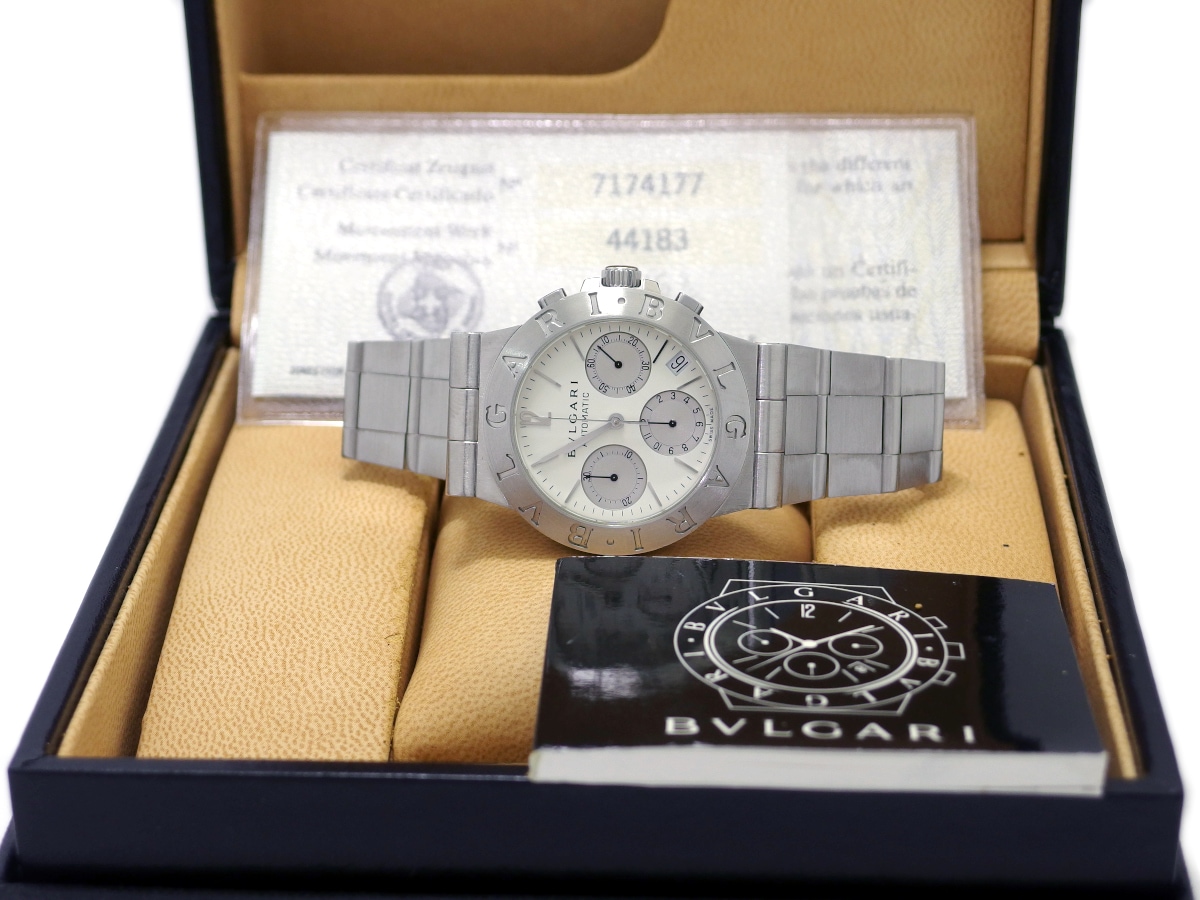 ブルガリ ディアゴノ スポーツ クロノグラフ CH35S ステンレス