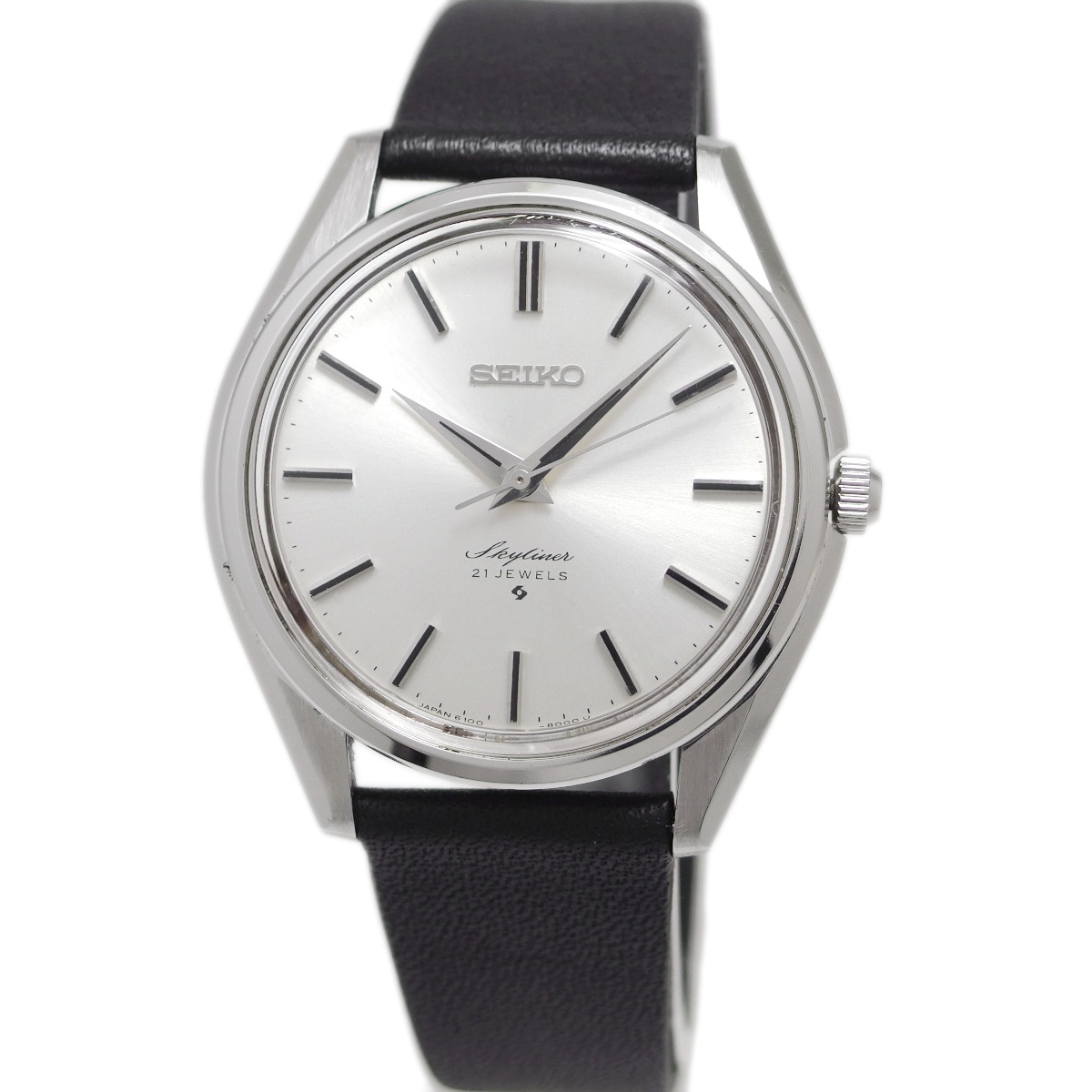 セイコー スカイライナー 6100-8000 ノンデイト 21石 手巻 OH済 昭和46
