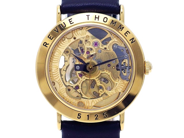 レビュートーメン スケルトン メンズ GP 手巻 OH済 1990年代 USED