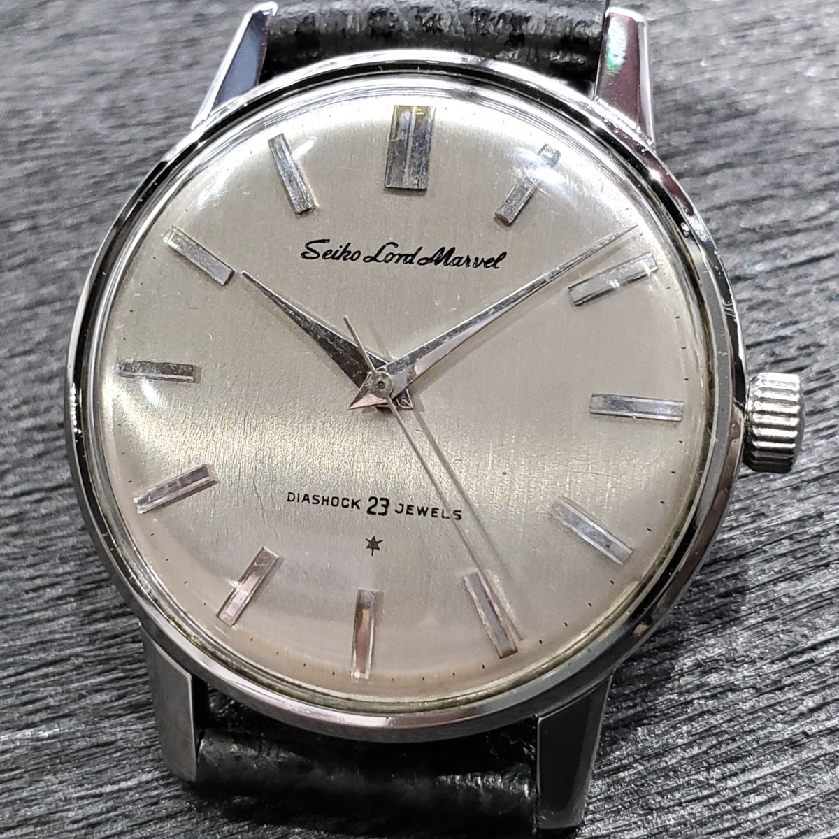 セイコー ロードマーベル 15027E ステンレス製 リダン文字盤 23石 手巻