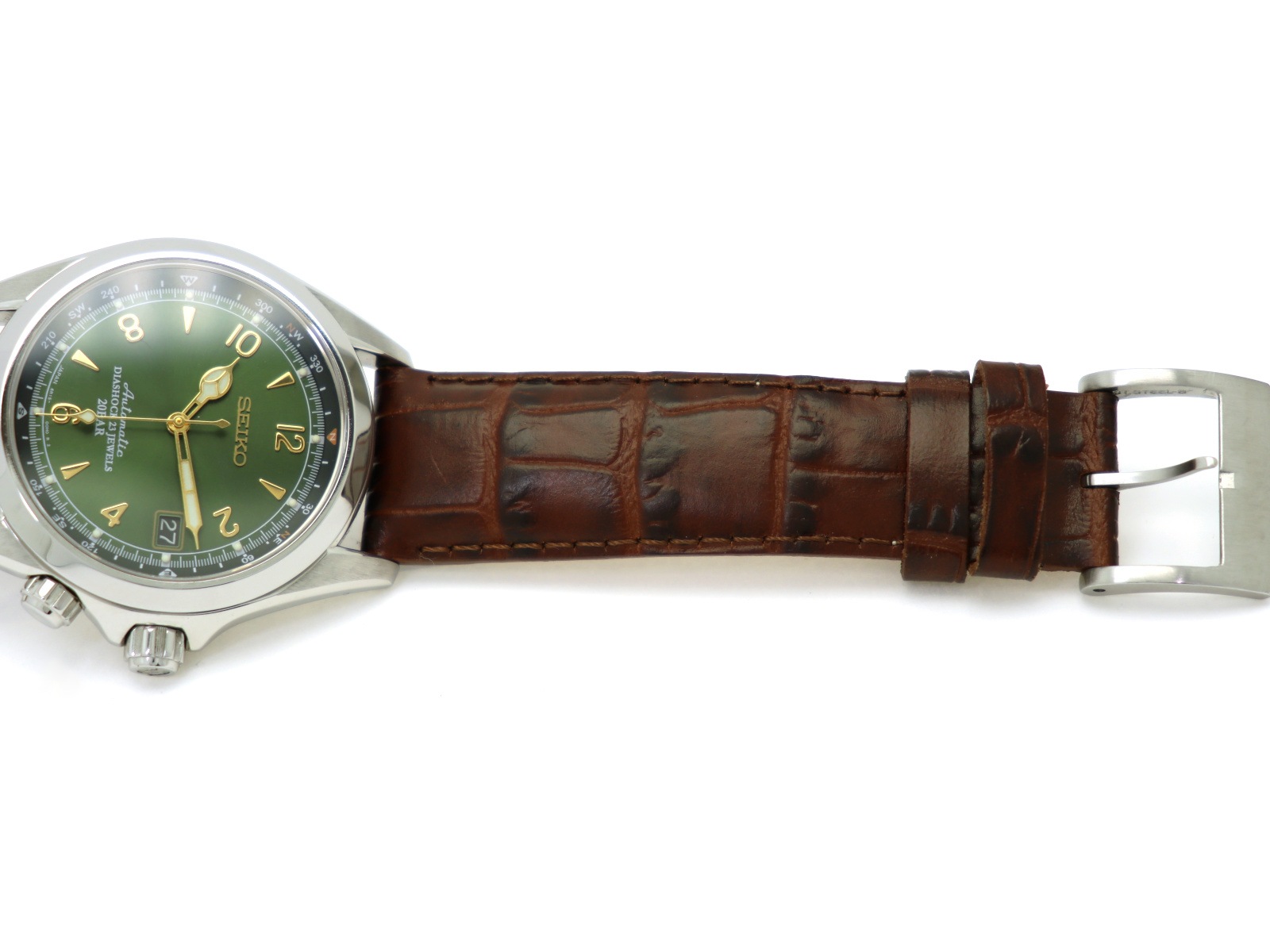 セイコー メカニカル アルピニスト SARB017 グリーン文字盤 6R15-00E0