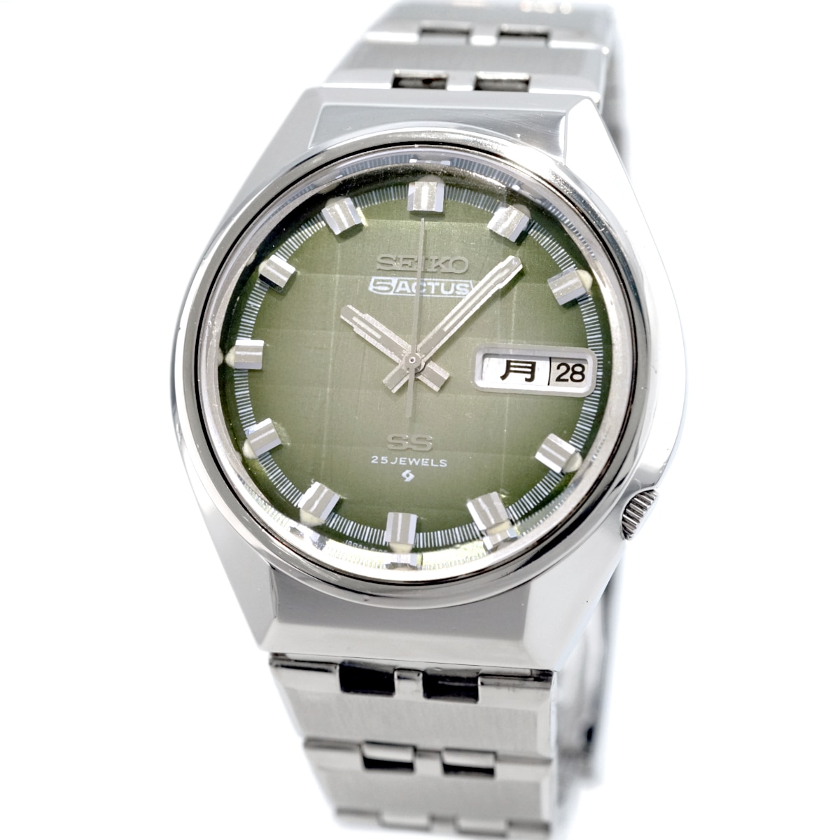 セイコー ファイブアクタス 6106-7690 3面カットガラス 自動巻 OH済