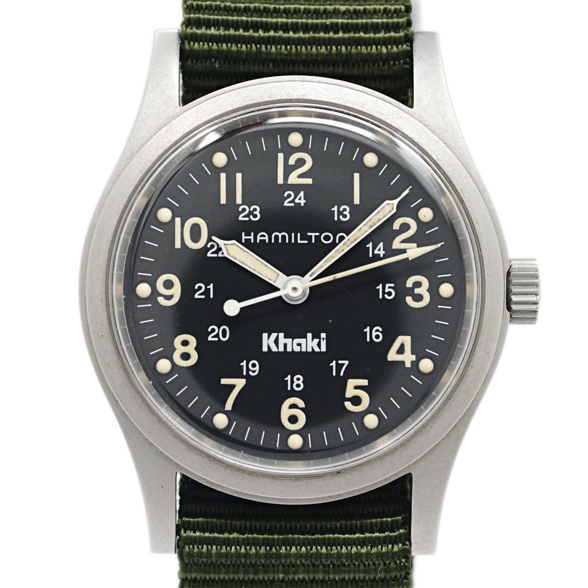 ハミルトン カーキ 9415A 33mm ブラック文字盤 Cal.2801-2 17石 手巻