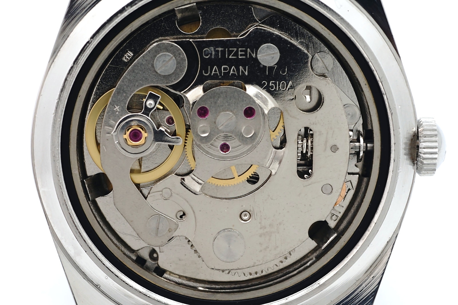 シチズン 4-100042-K 後付純正ブレス Cal.2510A 17石 手巻 OH済 昭和52