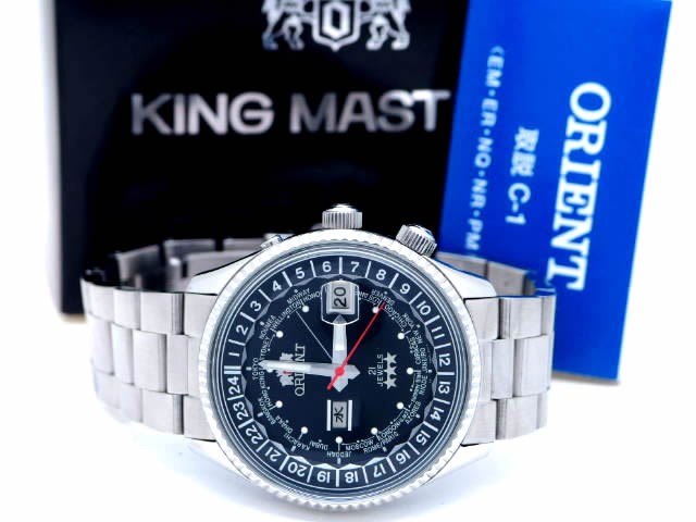 オリエント キングマスター ワールドタイム 復刻モデル WZ0371EM 自動