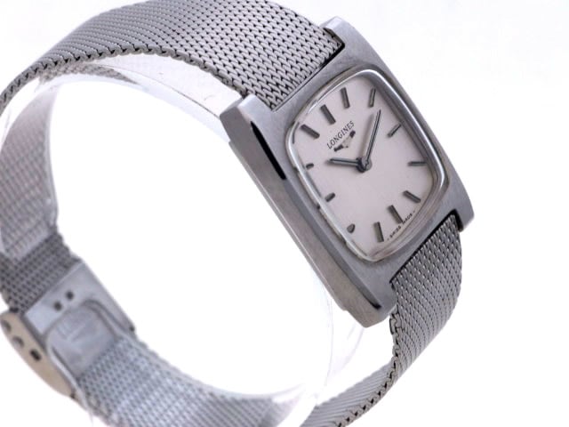 ロンジン レディス Cal.5601 手巻 OH済 メッシュベルト 1970年代 Longines