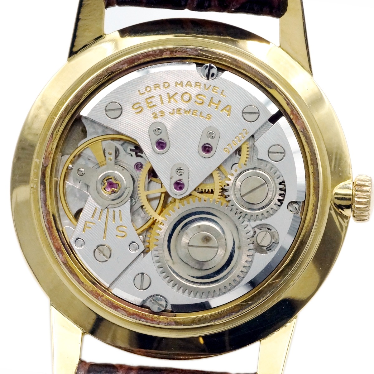 セイコー ロードマーベル 18金無垢ケース SD文字盤 Ref.15023 社外