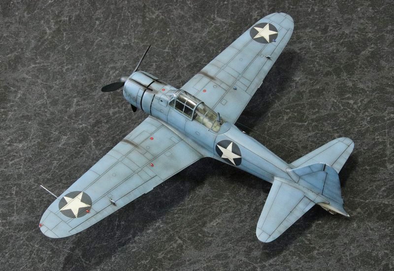 1/48 零式艦上戦闘機21型 米軍鹵獲機【通称：アクタンゼロ】完成品