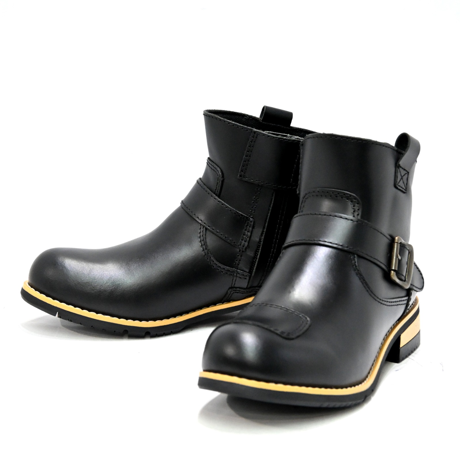 公式 ワイルドウィング ピジョン WWM-0005 [ブラック] 本革 バイク