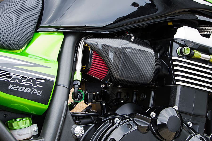 ZRX1200DAEG カーボンインジェクションカバー (綾織) | 車種から,ZRX