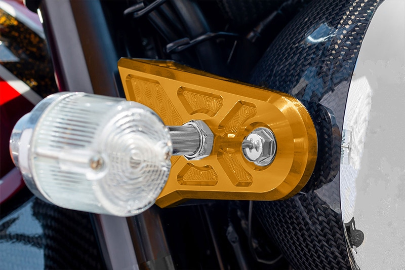 マリーゴールド ハニカムライトステーカバー（汎用ウインカー対応