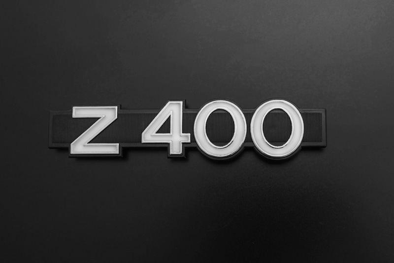 サイドカバーエンブレム「Z400」 | 車種から,Z400FX,ボディ関係（外装