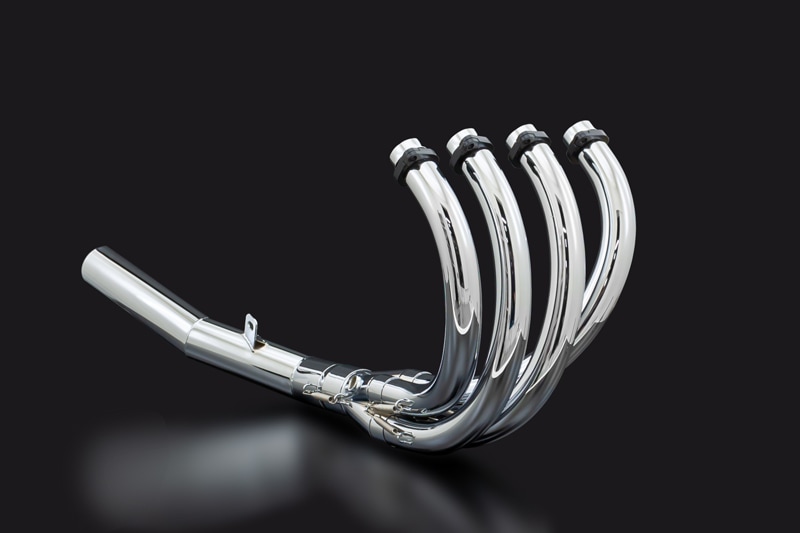 動画】427 ショート管マフラー(6ピース) メッキ ◎JMCA認証：車検対応