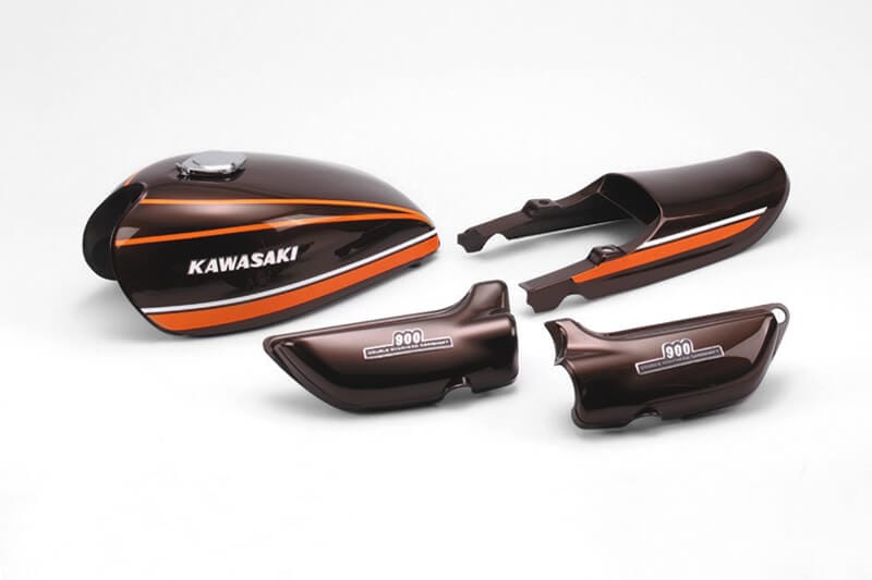 Z1/Z2 '74 Aモデル ＜オレンジタイガー＞ 外装4点セット (16L) | 車種