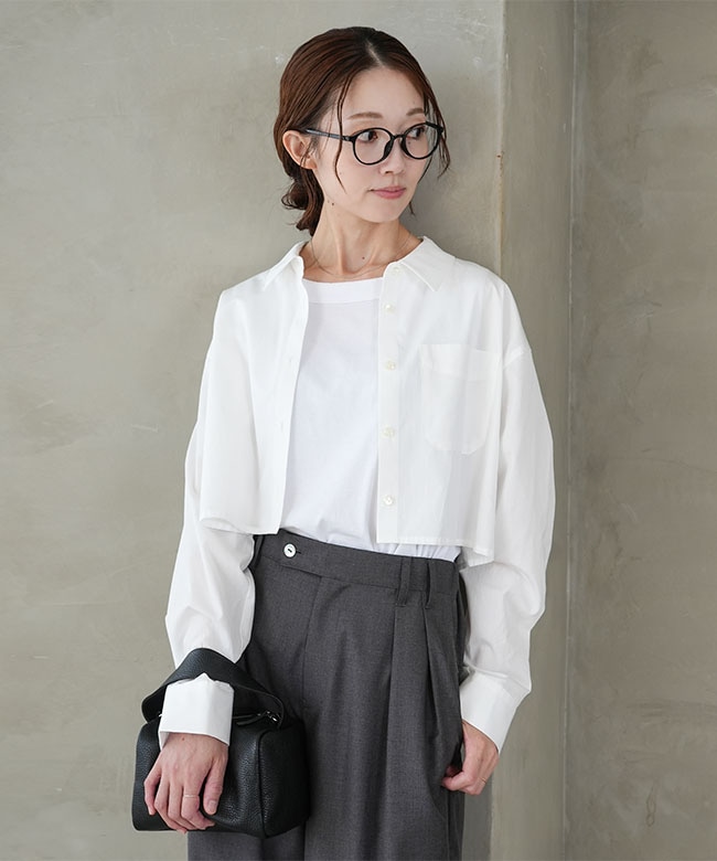 SALE 50%OFF】[3-132176]MIDIUMISOLID(ミディウミソリッド) cropped
