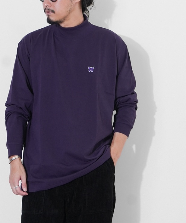 SALE 30%OFF】[PU306]NEEDLES(ニードルズ) L/S Mock Neck Tee - Poly