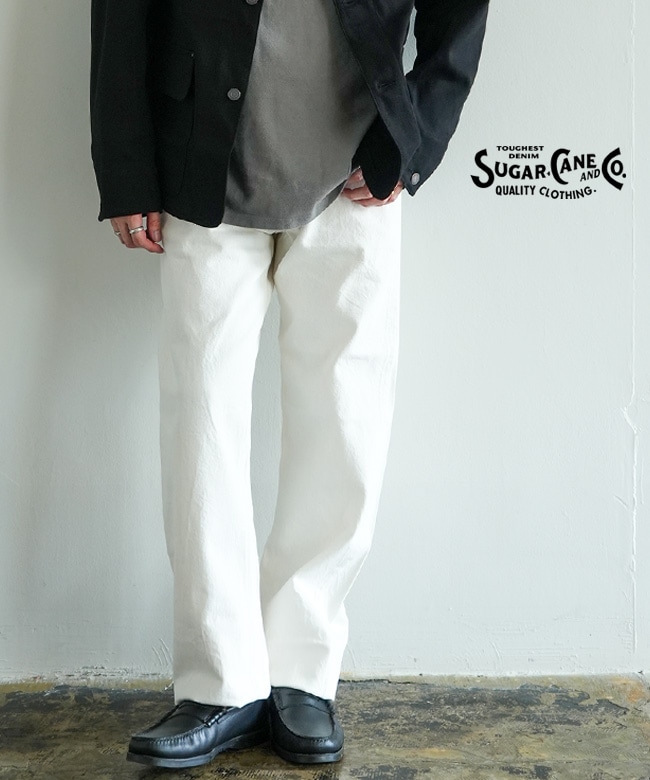 SALE 30%OFF】[SC42560]SUGAR CANE(シュガーケーン) 13oz. WHITE DENIM
