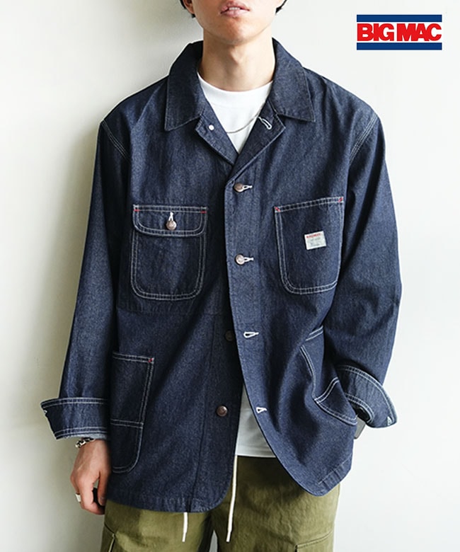 BIG-217-O]BIG MAC(ビッグマック) DENIM COVERALL デニムカバーオール