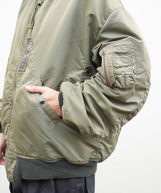 GL15360]gold(ゴールド) CLIMASHIELD PADDING MA-1 ブルゾン