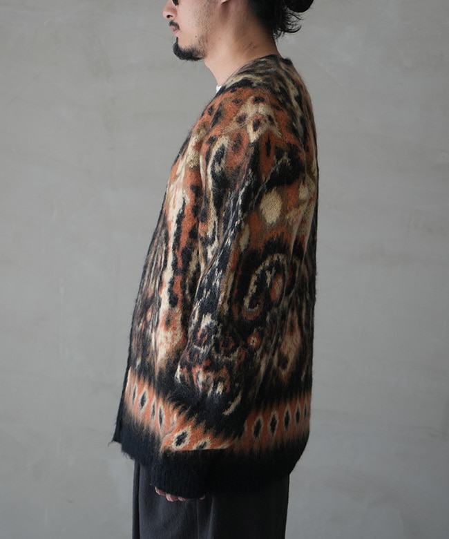 SALE 10%OFF】[RW356]NEEDLES(ニードルズ) Mohair Cardigan - Paisley