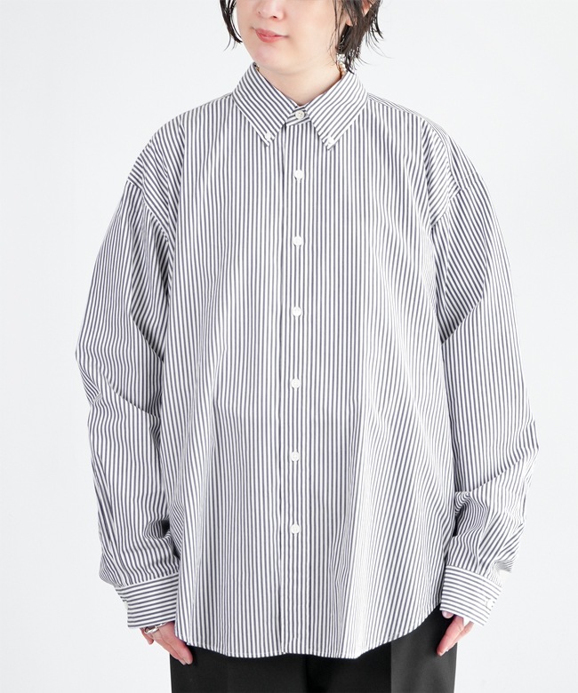 24MMSBL08]THE SHINZONE(ザ シンゾーン) DADDY SHIRT (STRIPE）ダディ