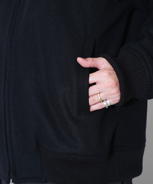 SALE 30%OFF】[253-91401]EVCON(エビコン) WOOL BLOUSON ウール