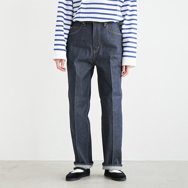 20AMSPA65]THE SHINZONE(ザ シンゾーン)HIGH WAIST IVY JEANS/ハイ