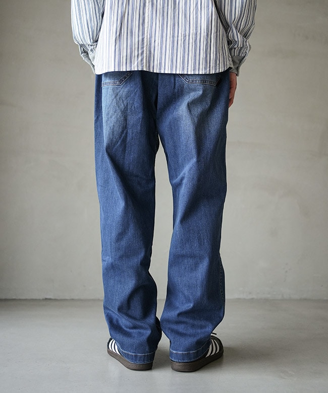 GUP6-SJP009]GRAMICCI(グラミチ) STRETCH DENIM LOOSE TAPERED RIDGE
