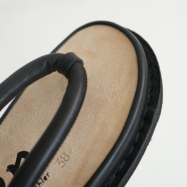 SALE 50%OFF】[ZORI-SFT]trippen(トリッペン)Zori black/black-sft