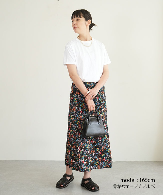 MEY-1252]MEYAME(メヤメ) BEAUTIFUL SKIRT (FLOWER)ビューティフル